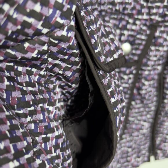 Croft & Barrow Puffer Vest Women 1X Purple Slimming - Picture 5 of 11